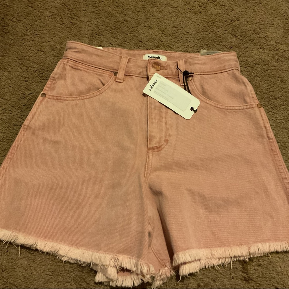 Wrangler Women's Pink Denim Shorts